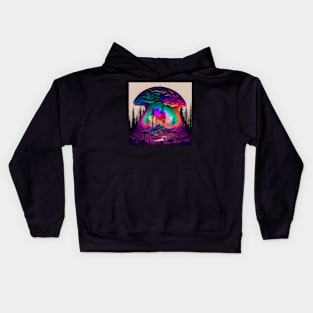 MUSHROOM Forest Kids Hoodie